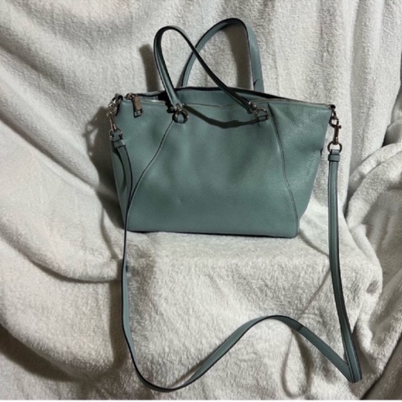 Coach Prairie Dusty Blue Satchel Crossbody - Picture 3 of 8